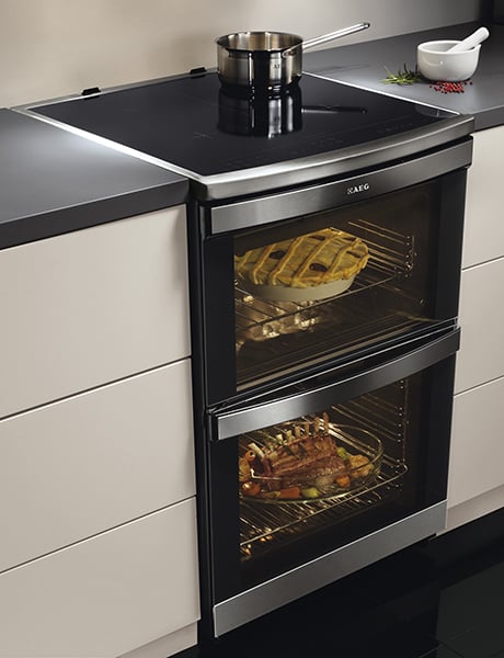 aeg double oven electric cooker