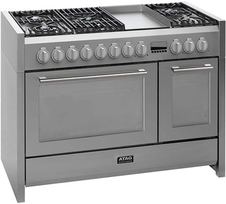 Atag Double Oven Range Cooker With Teppan Yaki