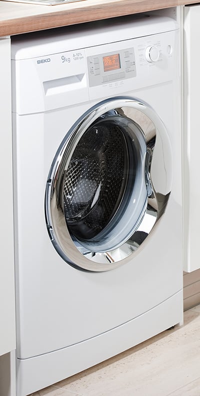 beko 9kg washing machine silver