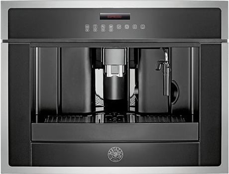 Wolf EC24S 24 Inch Built-in Coffee System with Adjustable Grinder, Auto  On/Off, Descaling, Hot Water Dispenser, Removable Milk Carafe, Mounted  Glide System and Non-Plumbed: Stainless Steel