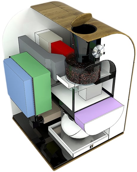 Cafetera Siemens de integración modelo TK76K572 - - 3D Warehouse