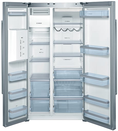 Bosch refrigerator - new Side by Side with ice and water dispenser