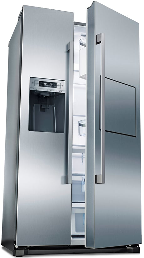 Bosch refrigerator new Side by Side with ice and water dispenser