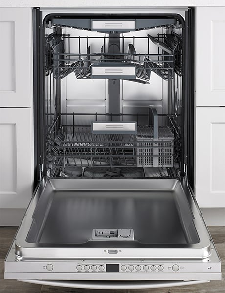 Bosch dishwasher with built deals in water softener