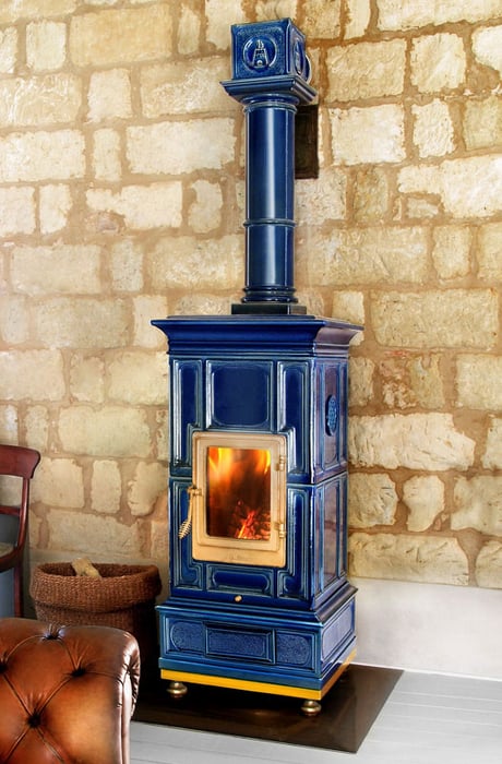 Wood heating stove - ONDA - LA CASTELLAMONTE Stufe di Ceramica - 0 - 5 kW /  5 kW10 kW / free-standing