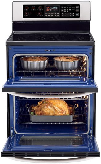 Double oven range - 120cm pyrolytic range cooker from De Dietrich