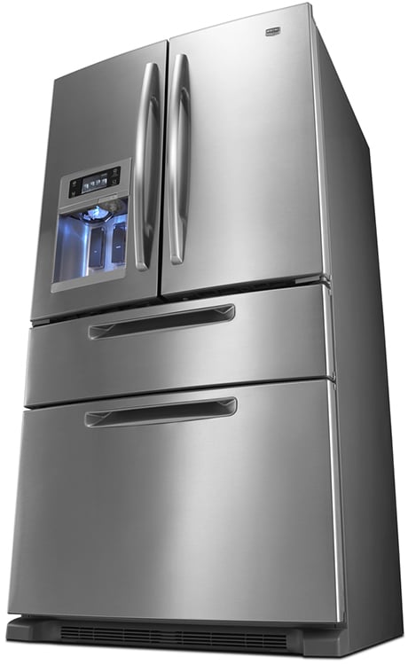 Maytag Mff2558fez 36 Inch French Door Refrigerator With 25 19 Cu Ft Capacity Wide N Fresh Deli Drawer Freshlock Crispers Adjustable Spillsafe Glass Shelves Fingerprint Resistant Stainless Steel And Energy Star